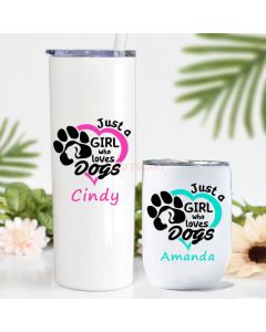 Just a Girl Who Loves Dogs 20oz Tumbler