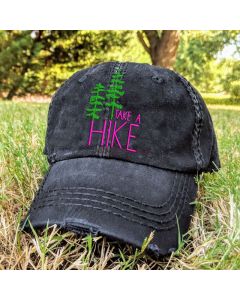 Take A Hike Baseball Cap Hat Gift For Hiker