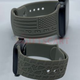 Jeep Inspired Custom Engraved Silicone Watch Band for  Apple and Samsung