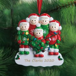 Sweet Christmas Family Ornament