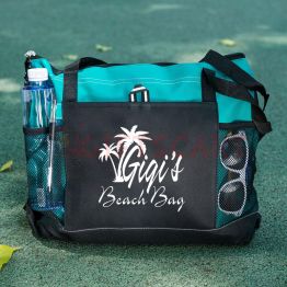 Vacation Bag, Travel Bag Girl, Vacation Bag, Canvas Heavy tote bag zippered