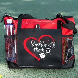 Sports Mom Tote Bag,  Sports Mom Tote