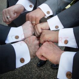 Personalized Cufflinks  Wedding Gift for Groomsmen 