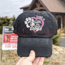 Just a Girl Who Loves Dogs Hat
