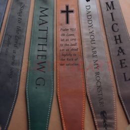 Guitar Strap, Personalize Leather Guitar Strap