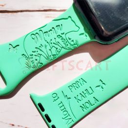 Mama  Bear Soft Silicone Watch Band for Apple, Samsung and Fitbit