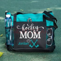 Hockey Mom Tote, Hockey Mom Gift, Custom Hockey Mom Tote