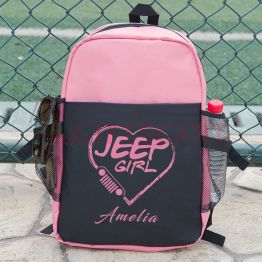 SALE! Personalized Jeep girl  Backpack