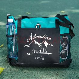 Adventure Awaits Tote Bag - Outdoorsy Gift, Handbag, Explore, Hike, Adventure Travel Tote