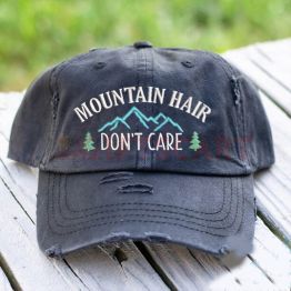 Hiking/Mountain Hair Don't Care Baseball Cap For Women