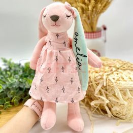 Personalized Long Ear Rabbit Doll Toy For Kids